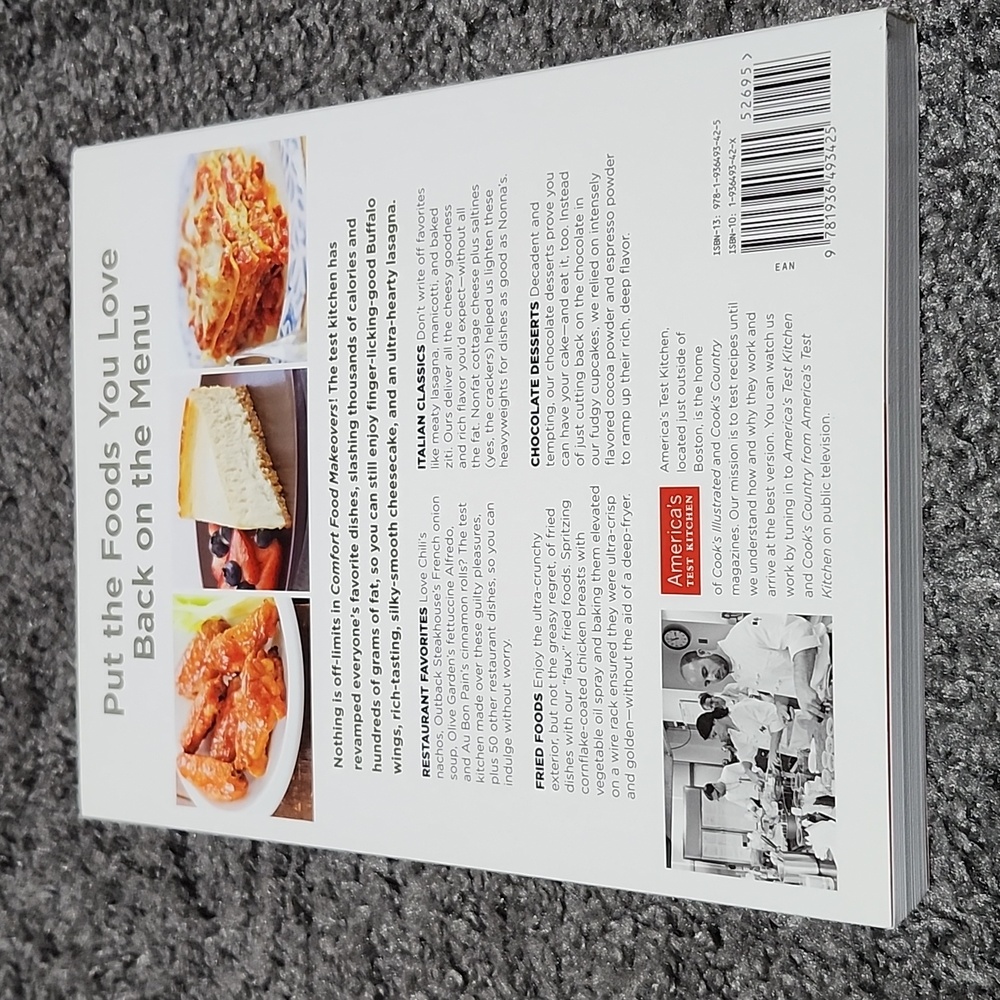 AMERICAN  TEST KITCHEN COMFORT FOOD MAKEOVERS FAVORITES MADE LIGHTER - Picture 5 of 15